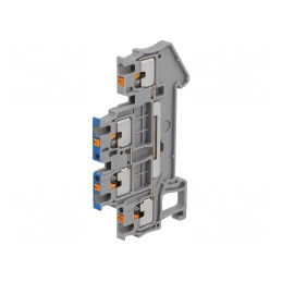 Conector Îmbinare Șine 0,14-1,5mm² 4 Borne Gri TS35 | Electronic-mag.ro | Componente Electronice