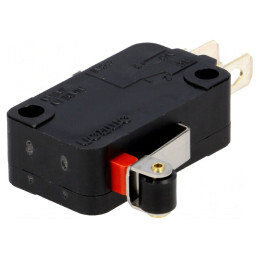 Microîntrerupător SNAP ACTION 5A 250VAC cu manetă și rolă | Electronic-mag.ro | Componente Electronice