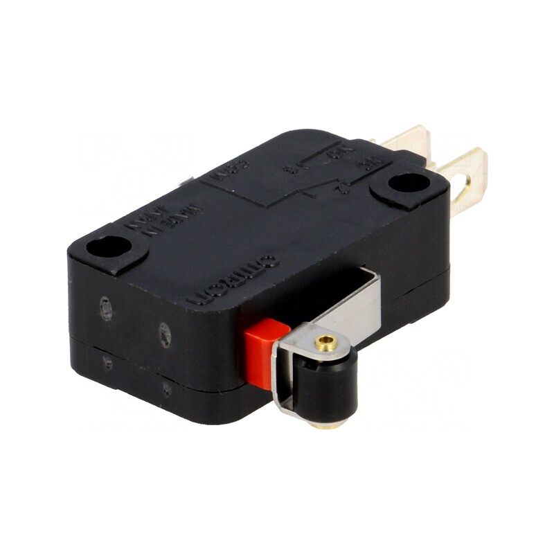 Microîntrerupător SNAP ACTION 5A 250VAC cu manetă și rolă | Electronic-mag.ro | Componente Electronice