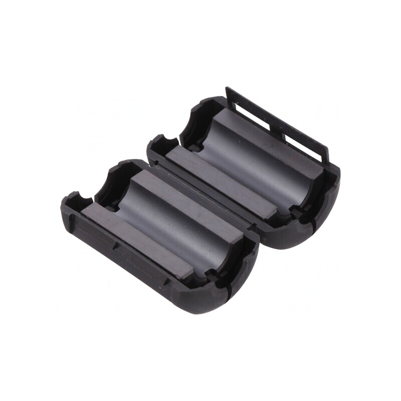 Ferită neagră două piese cablu rotund 39,4mm x 10,15mm | Electronic-mag.ro | Componente Electronice