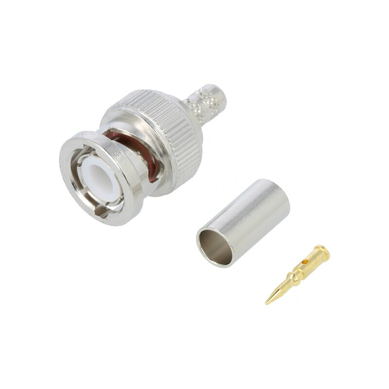 Mufă BNC tată drept 50Ω crimpat aurit | Electronic-mag.ro | Componente Electronice Mufă BNC tată drept 50Ω crimpat aurit | Electronic-mag.ro | Componente Electronice