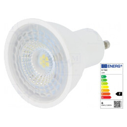 Lampă LED GU10 Alb Rece 6,5W 6400K | Electronic-mag.ro | Componente Electronice