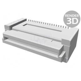 Conector PCB-PCB 40 Pin 0.8mm Aurit | Electronic-mag.ro | Componente Electronice