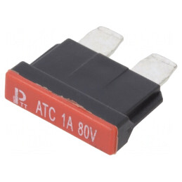 Siguranță auto 1A 80VDC 19mm cupru cositorit | Electronic-mag.ro | Componente Electronice
