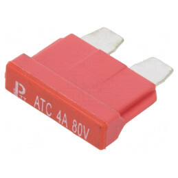 Siguranță Auto 4A 80VDC 19mm Cupru Cositorit | Electronic-mag.ro | Componente Electronice