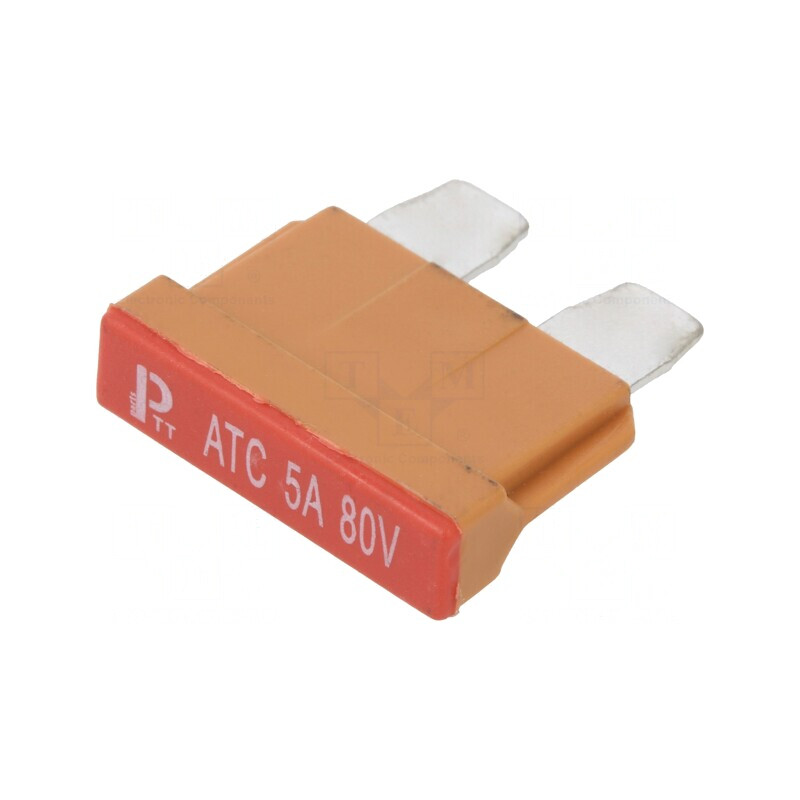 Siguranță Auto 5A 80VDC 19mm Cupru Cositorit | Electronic-mag.ro | Componente Electronice