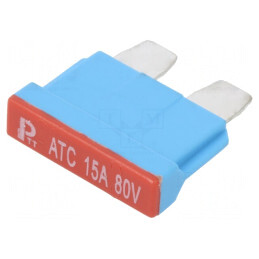 Siguranță Auto 15A 80VDC 19mm Cupru Cositorit | Electronic-mag.ro | Componente Electronice