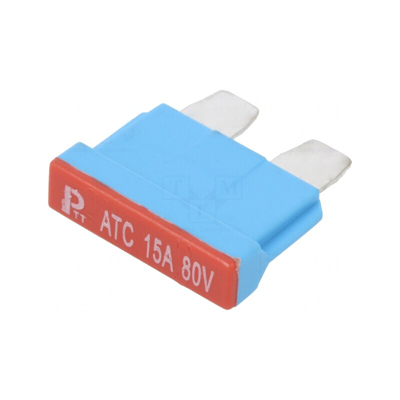Siguranță Auto 15A 80VDC 19mm Cupru Cositorit | Electronic-mag.ro | Componente Electronice