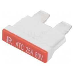 Siguranță Auto 25A 80VDC Cupru Cositorit 19mm | Electronic-mag.ro | Componente Electronice
