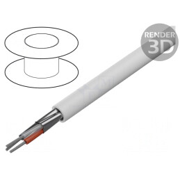 Cablu ecranat 3x22AWG 305m | Electronic-mag.ro | Componente Electronice
