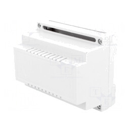 Carcasă pentru șină DIN polistiren gri 89x107x65mm | Electronic-mag.ro | Componente Electronice