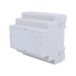 Carcasă pentru șină DIN, polistiren gri 90x87x65mm | Electronic-mag.ro | Componente Electronice