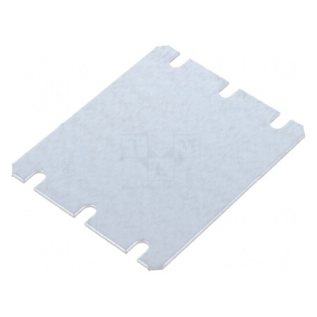 Placă de montare oţel zincată 66x80x1,5mm | Electronic-mag.ro | Componente Electronice