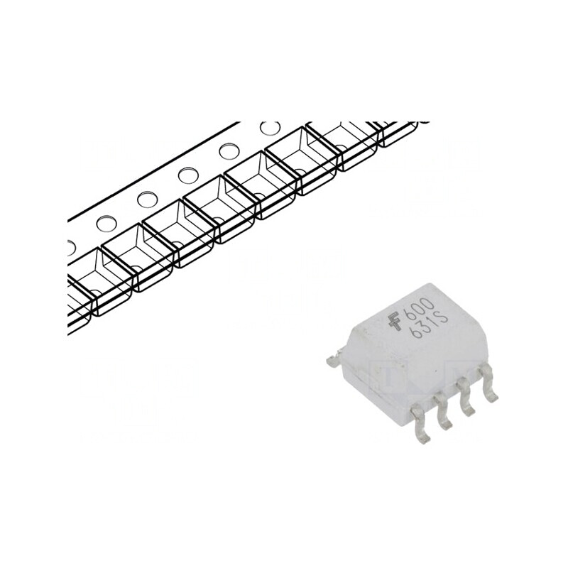 Optocuplor SMD SO8 3,75kV | Electronic-mag.ro | Componente Electronice