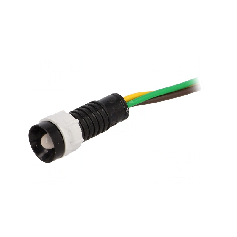 Lampă LED Control Galben/Verde 24V Ø11mm | Electronic-mag.ro | Componente Electronice