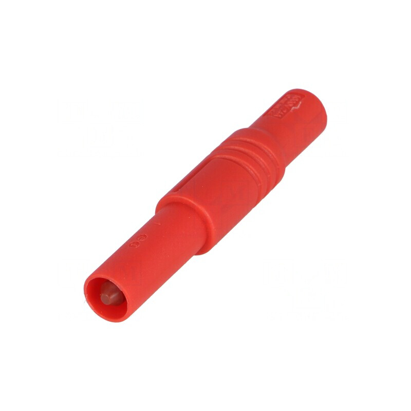 Mufă Banană 4mm Roșie cu Izolație | Electronic-mag.ro | Componente Electronice