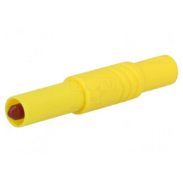 Mufă Banană 4mm 24A Galbenă Cu Izolație | Electronic-mag.ro | Componente Electronice