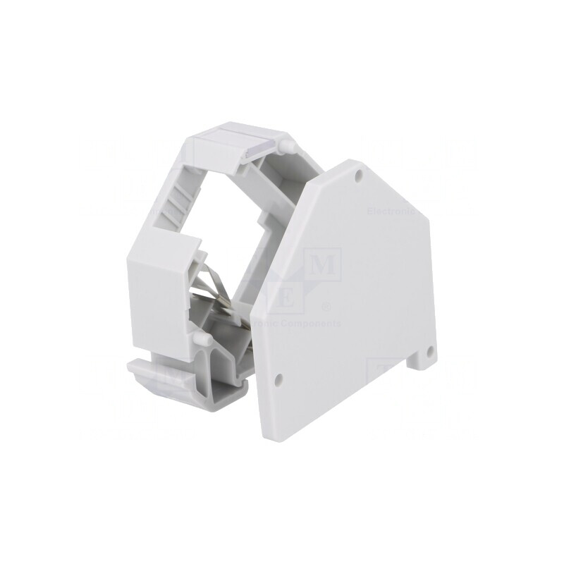 Carcasa Keystone gri 1 port pentru şină DIN | Electronic-mag.ro | Componente Electronice