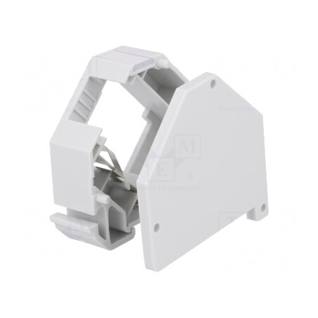 Carcasa Keystone gri 1 port pentru şină DIN | Electronic-mag.ro | Componente Electronice