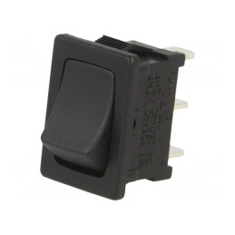 Întrerupător Balansier SPDT 10A/24VDC Negru | Electronic-mag.ro | Componente Electronice