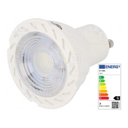 Lampă LED GU10 7W 6400K Alb Rece | Electronic-mag.ro | Componente Electronice