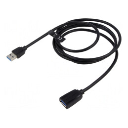 Cablu USB 3.0 A-A Negru 1m 5Gbps