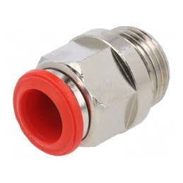 Racord push-in 3/8" alamă nichelată | Electronic-mag.ro | Componente Electronice