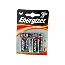 Baterii alcaline AA 1,5V nereîncărcabile 4 bucăți Base | Electronic-mag.ro | Componente Electronice