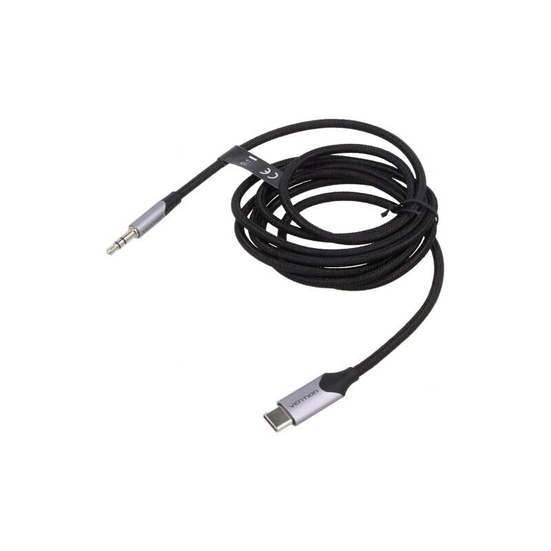 Cablu Audio Jack 3,5mm 3pin 1,5m Negru | Electronic-mag.ro | Componente Electronice