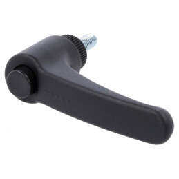 Manetă franceză 16mm 63mm Neagră | Electronic-mag.ro | Componente Electronice