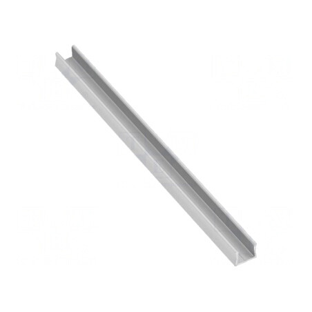 Profil aluminiu argintiu 1m pentru module LED | Electronic-mag.ro | Componente Electronice