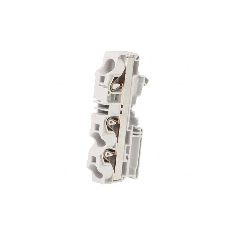 Conector Șine 0,5-16mm2 3 Borne Gri 12mm | Electronic-mag.ro | Componente Electronice