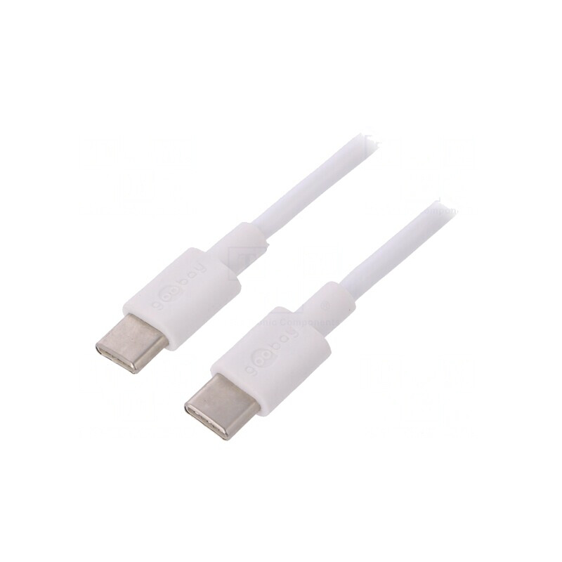 Cablu USB-C 2.0 0.5m Alb | Electronic-mag.ro | Componente Electronice Cablu USB-C 2.0 0.5m Alb | Electronic-mag.ro | Componente Electronice