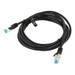 Patch Cord F/UTP 5e Negru 3m | Electronic-mag.ro | Componente Electronice