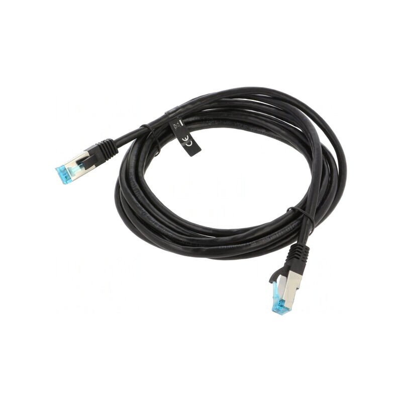 Patch Cord F/UTP 5e Negru 3m | Electronic-mag.ro | Componente Electronice Patch Cord F/UTP 5e Negru 3m | Electronic-mag.ro | Componente Electronice
