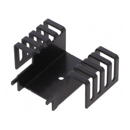 Radiator Extrudat Negru 41.2mm x 51mm TO218 TO247 | Electronic-mag.ro | Componente Electronice