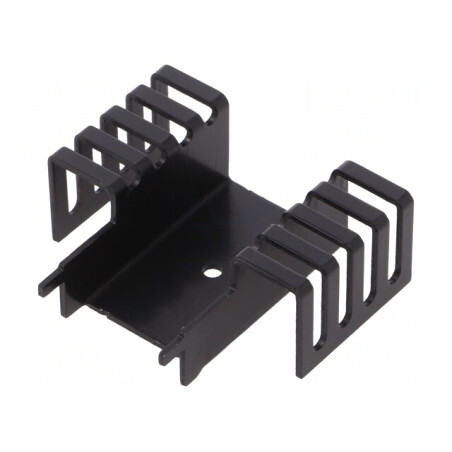 Radiator Extrudat Negru 41.2mm x 51mm TO218 TO247 | Electronic-mag.ro | Componente Electronice