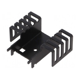 Radiator Extrudat Negru TO220 41.2mm x 51mm x 19mm | Electronic-mag.ro | Componente Electronice
