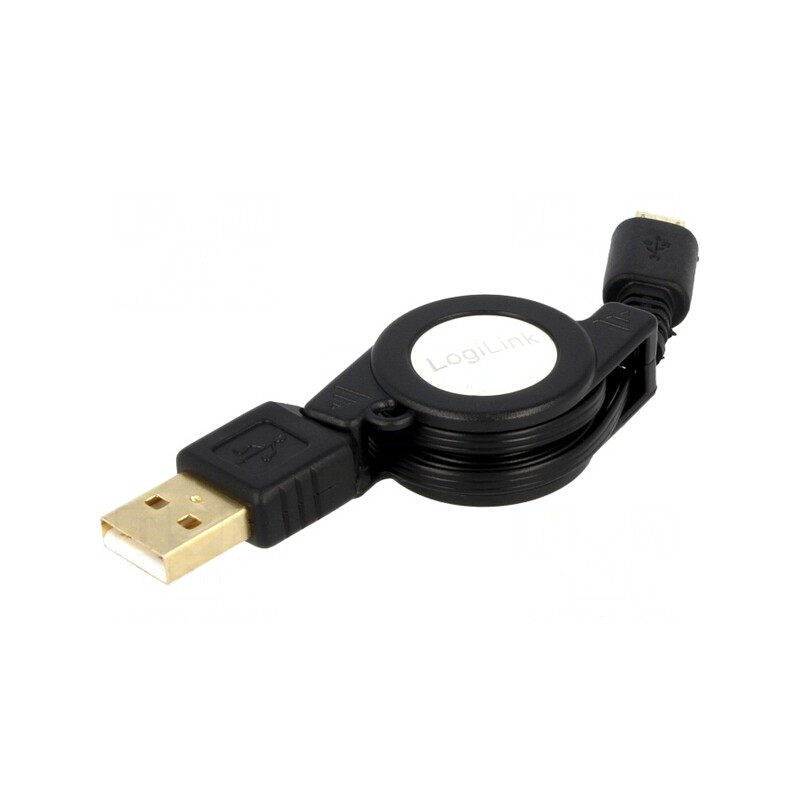Cablu USB 2.0 Retractabil USB-A la Micro-USB Aurit | Electronic-mag.ro | Componente Electronice Cablu USB 2.0 Retractabil USB-A la Micro-USB Aurit | Electronic-mag.ro | Componente Electronice