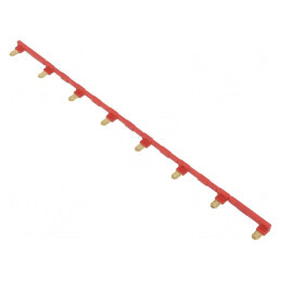 Punte de legătură 10A 250V roșie Push-in | Electronic-mag.ro | Componente Electronice