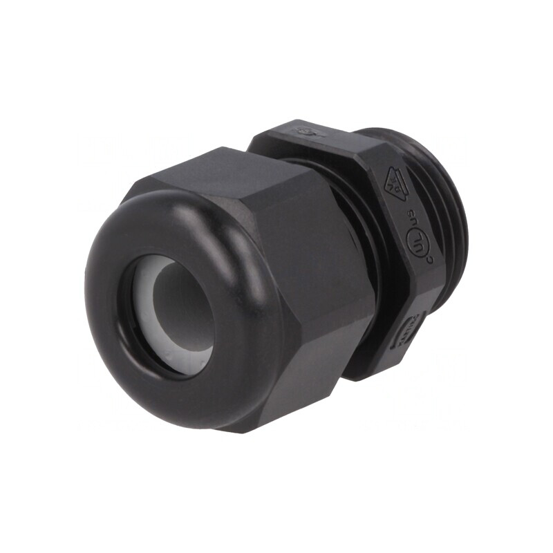 Intrare cablu termoplast negru M20 IP68 5-9mm | Electronic-mag.ro | Componente Electronice
