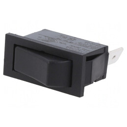 Rocker Switch ON-ON 16A 250VAC 6.3mm Terminals | Electronic-mag.ro | Componente Electronice