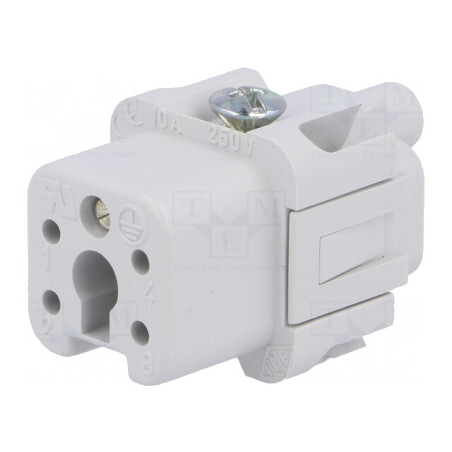 Conector HDC Inserturi de Contact Mamă 5P 10A | Electronic-mag.ro | Componente Electronice
