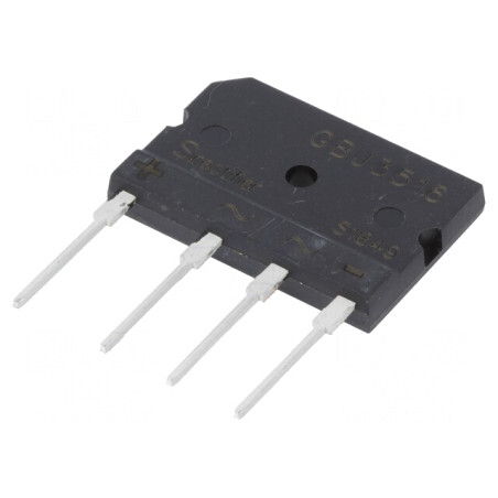 Punte Redresoare Monofazată 1,6kV 35A 420A GBJ | Electronic-mag.ro | Componente Electronice