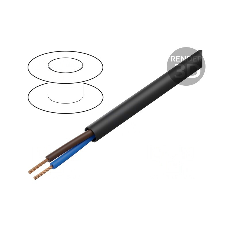 Cablu ÖLFLEX ROBUST 200 2x1mm2 450/750V Cu | Electronic-mag.ro | Componente Electronice