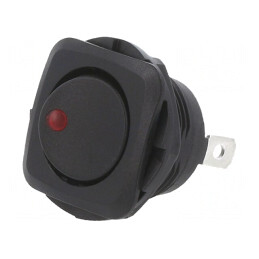Comutator Basculant ON-OFF 20A 14V LED Negru | Electronic-mag.ro | Componente Electronice