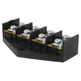 Regletă de conexiuni terminal 16mm2 400V 4 piste | Electronic-mag.ro | Componente Electronice
