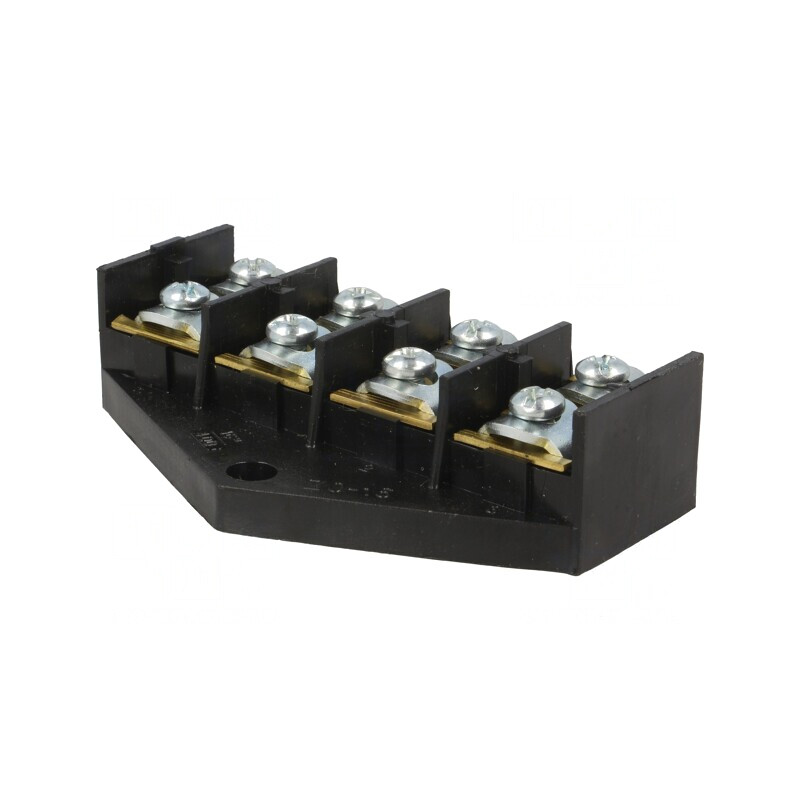 Regletă de conexiuni terminal 16mm2 400V 4 piste | Electronic-mag.ro | Componente Electronice