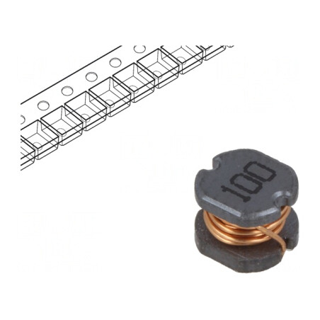 Inductor SMD 10uH 100mΩ | Electronic-mag.ro | Componente Electronice