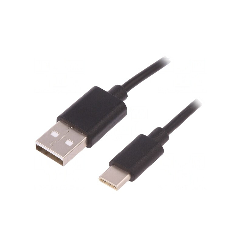 Cablu USB 2.0 USB-A la USB-C 0,25m | Electronic-mag.ro | Componente Electronice